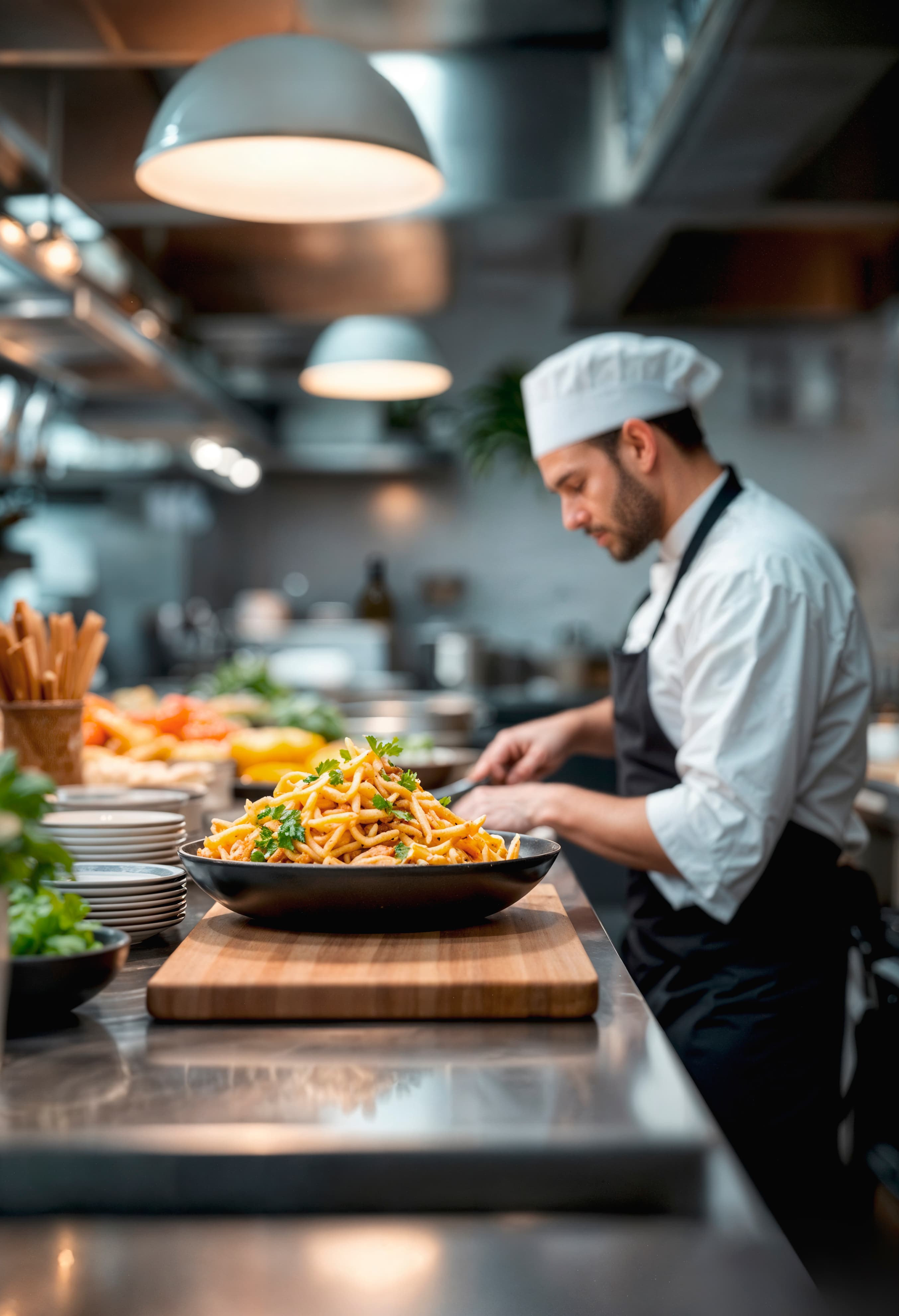 Live kitchen display system